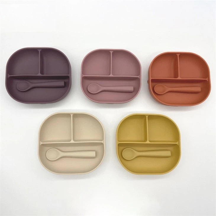 Silicone Feeding Supplies With Plate Bowl
