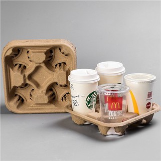 Kavos popierinių puodelių laikiklio dėklas